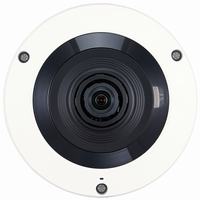 XNF-8010RW Hanwha Vision X Series 1.6mm 30FPS @ 6MP Indoor Day/Night WDR Fisheye IP Security Camera 12VDC/PoE