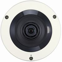 XNF-8010R Hanwha Vision X Series 1.6mm 30FPS @ 6MP Outdoor IR Day/Night WDR Fisheye IP Security Camera 12VDC/POE