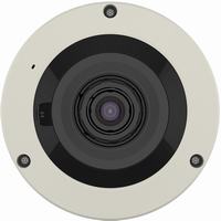 XNF-8010R Hanwha Vision X Series 1.6mm 30FPS @ 6MP Outdoor IR Day/Night WDR Fisheye IP Security Camera 12VDC/POE