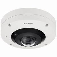 XNF-9010RV Hanwha Vision X Series 1.08mm 30FPS @ 12MP Outdoor IR Day/Night WDR Fisheye IP Security Camera 12VDC/POE