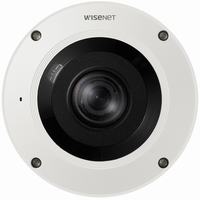 XNF-9010RV Hanwha Vision X Series 1.08mm 30FPS @ 12MP Outdoor IR Day/Night WDR Fisheye IP Security Camera 12VDC/POE
