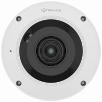 XNF-9013RV Hanwha Vision X Series 1.08mm 30FPS @ 12MP Outdoor IR Day/Night WDR Fisheye IP Security Camera 12VDC/PoE