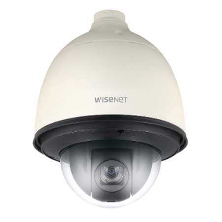 XNP-6320H Hanwha Techwin 4.44 - 142.6mm 60FPS @ 1920 x 1080 Outdoor Day/Night WDR PTZ Dome IP Security Camera 24VAC/PoE