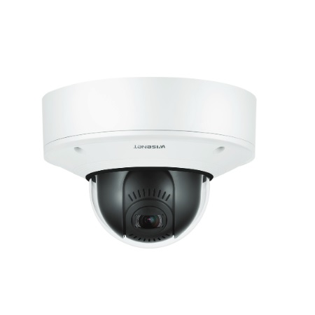 XNV-6081Z Hanwha Techwin 2.8~12mm Motorized 60FPS @ 2MP Outdoor Day/Night WDR Dome IP Security Camera 12VDC/24VAC/PoE