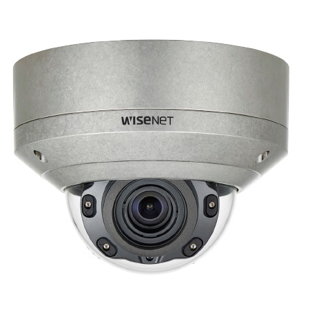 XNV-8080RS Hanwha Techwin 3.9~9.4mm Motorized 30FPS @ 5MP Outdoor IR Day/Night WDR Dome IP Security Camera 24VAC/12VDC/POE
