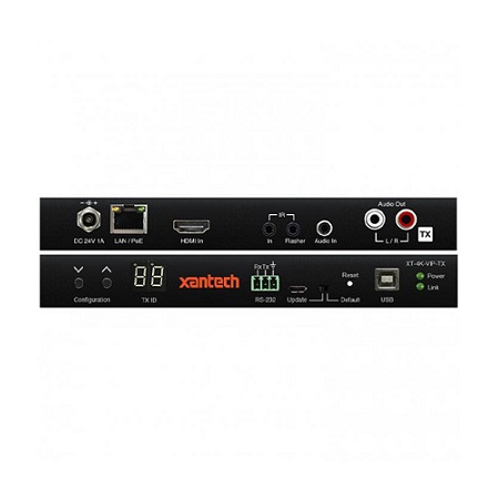 XT-4K-VIP-TX Xantech 4K Video Over IP Transmitter with Audio Breakout