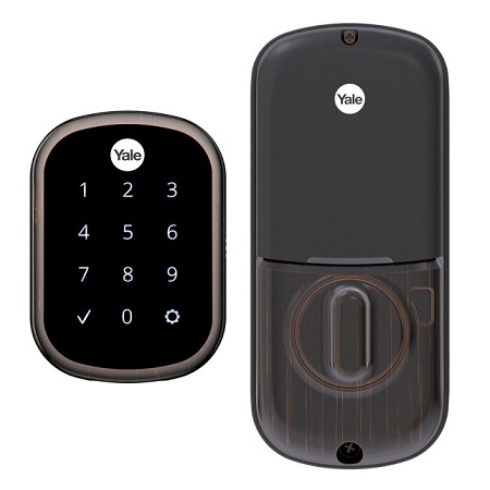 Connected by August Assure Lock SL, Satin Nickel
