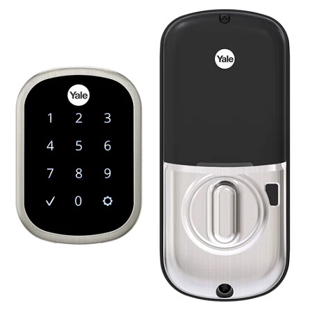 YRD256-ZW2-619 Yale Touchscreen Z-Wave-Key Free Deadbolt - Satin Nickel