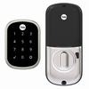 Show product details for YRD256-ZW2-619 Yale Touchscreen Z-Wave-Key Free Deadbolt - Satin Nickel