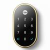 Show product details for RB-YRD540-WV-605 Yale Nest X Yale Lock Bundle with Connect - Polished Brass