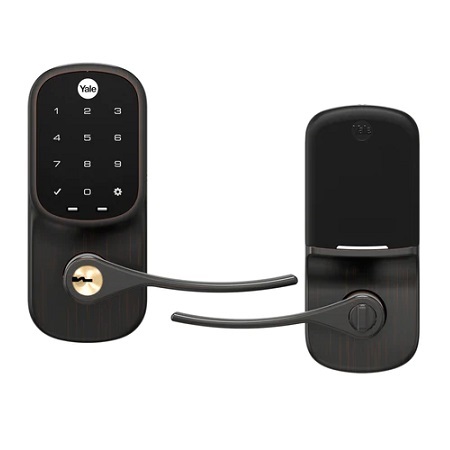 YRL226-NR-0BP Yale Touchscreen No Radio-Lever - Oil Rubbed Bronze (Permanent)
