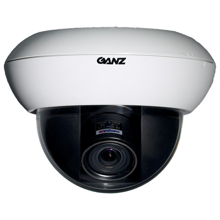 ZC-DW5212NXAT-BL Ganz 2.8-12mm Varifocal 700TVL Outdoor IR Day/Night WDR Dome Security Camera 12VDC/24VAC