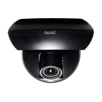 ZC-D5212NHA-BL Ganz 1/3" Color Super Hi-Res Dome 540 TVL 2.8-12mm Auto Iris Varifocal Lens - Black