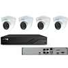 Show product details for ZIP4T1B Speco Technologies 4CH NVR with 4 4MP Turret Cameras, 1TB- Kit