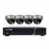 ZIPT471 Speco Technologies 4 Channel HD-TVI DVR Up to 60FPS @ 1080p - 1TB w/ 4 x Outdoor Dome Cameras - Gray