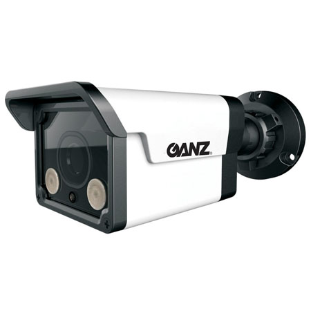 ZN8-N4NFN4 Ganz 3.6mm 30FPS @ 1920 x 1080 Outdoor IR Day/Night WDR Mini Bullet IP Security Camera 12VDC/POE