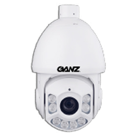 ZN8-P5NTAF61L Ganz 4.3-129mm 25FPS @ 2048 x 1536 Outdoor IR Day/Night WDR PTZ IP Security Camera 24VAC
