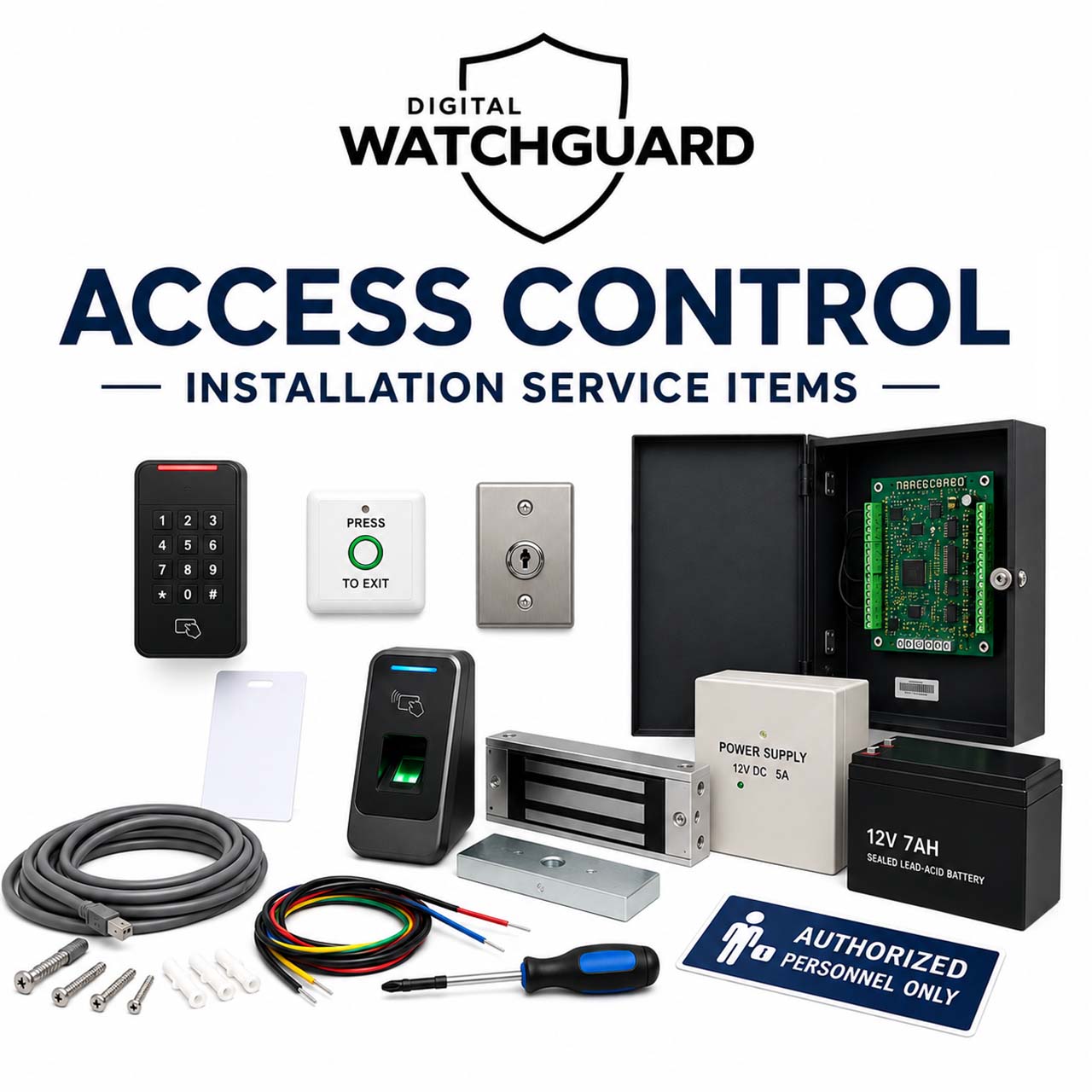 Access Control Installation Service Items