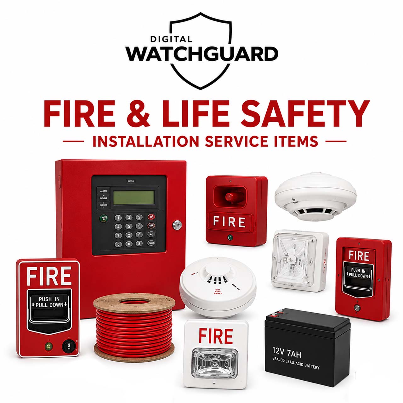 Fire & Life Safety Installation Service Items