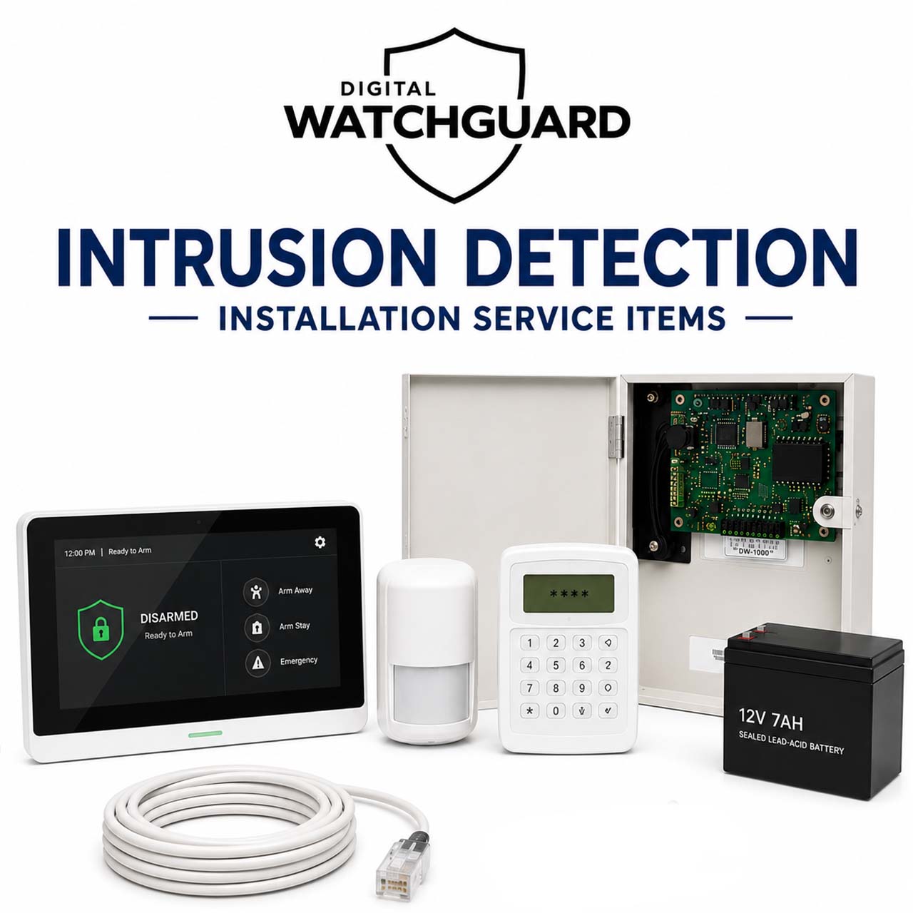 Intrusion Detection Installation Service Items