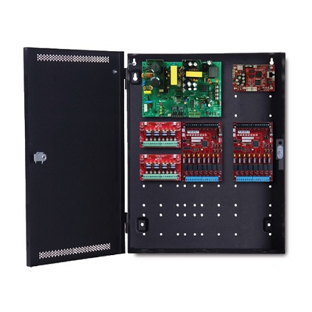 iSCAN150-16 LifeSafety Power 12 Amp 12VDC or 6 Amp 24VDC 16 Auxiliary and Managed Relay Outputs Access Control Power Supply in UL Listed Indoor 16