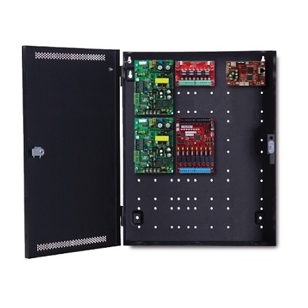 iSCAN75/75-8P LifeSafety Power 6 Amp 12VDC and 3 Amp 24VDC 8 Auxiliary and Smart Managed Class II Relay Outputs Access Control Power Supply in UL Listed Indoor 16