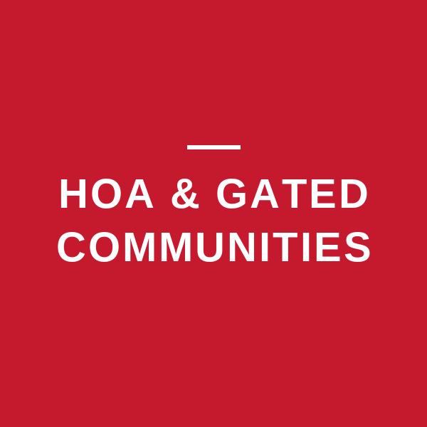 HOA & Gated Communities
