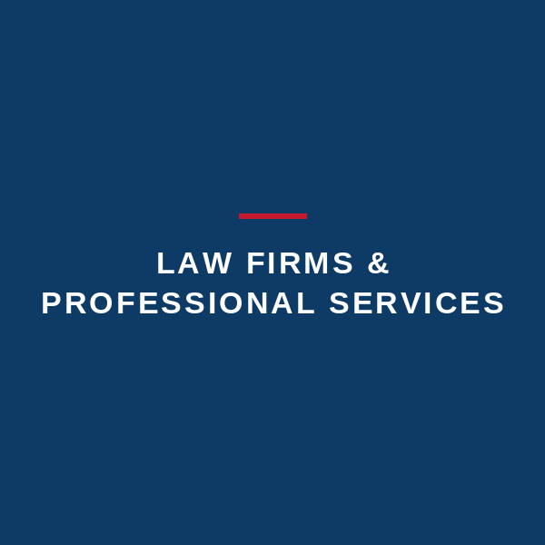 Law Firms & Professional Services