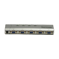 MMAKVS04SK Minuteman Slim Desktop PS2 KVM Switch with 4 Cables-DISCONTINUED