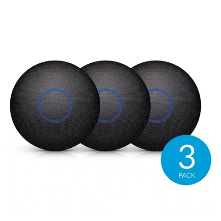 nHD-cover-Fabric-3 Ubiquiti Access Point NanoHD / WiFi 6 Lite Cover - Black Fabric - 3-Pack