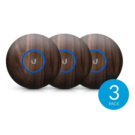 nHD-cover-Wood-3 Ubiquiti Access Point NanoHD / WiFi 6 Lite Cover - Wood - 3-Pack