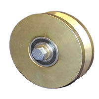 SSPW6 Pach & Co Solid Steel V-Groove Wheel 6" Diameter