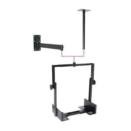 VMP046/048 VMP Large CCTV Monitor Ceiling & Wall Mount