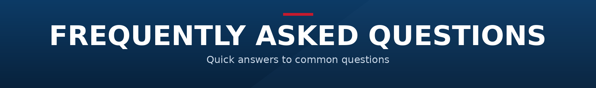 FAQ Banner
