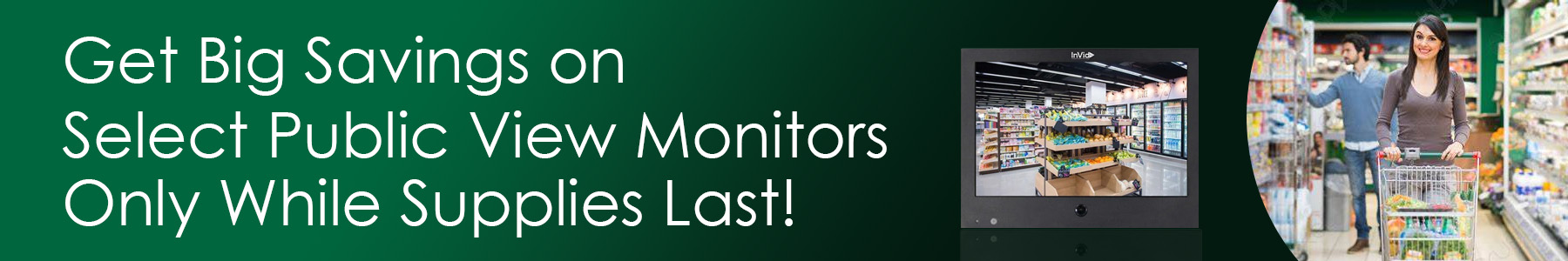 InVid Public View Monitors Sales
