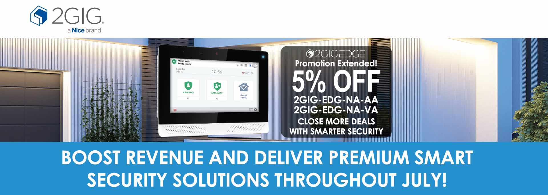 5 Off 2GIG Edge Panels